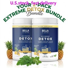 2-Pack Bella All Natural Extreme Detox Intest...