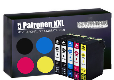 5x TINTENPATRONEN für Epson XP-235 245 247 330 335 342 345 432 435 442 445