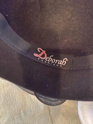 Beautiful Black Wool Deborah of N Y Church/Dress Hat | eBay display picture 1