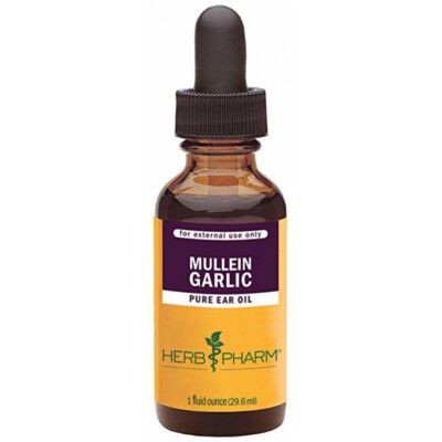 Herb Pharm Mullein/Garlic Herbal Ear Oil 1 Ounce