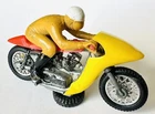Hot Wheels Rrrumblers 1971 Rip Snorter Motorcycle with Mustard Rider