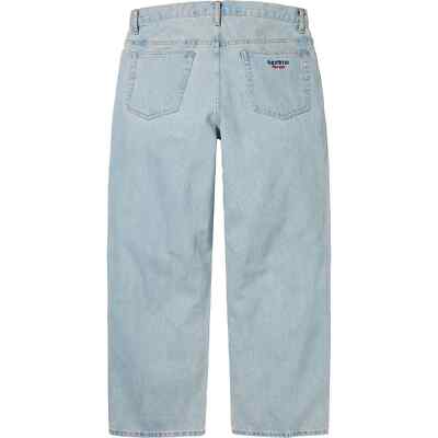 Supreme Baggy Jean 25SS week1 6 colors 13 oz denim embroidered