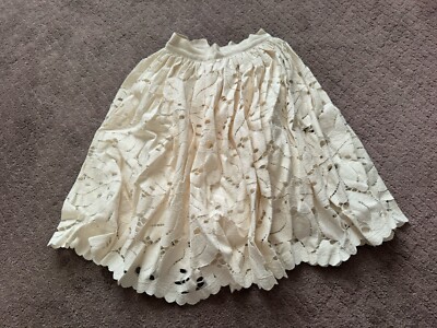 Unlabel Women s Ivory Lace Skirts Size 128/8 