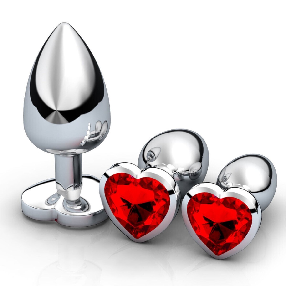 anale plugs Metal Anal Butt Plug STAINLESS S/M/L Set Sex Toy For Women Men Couple Jewel