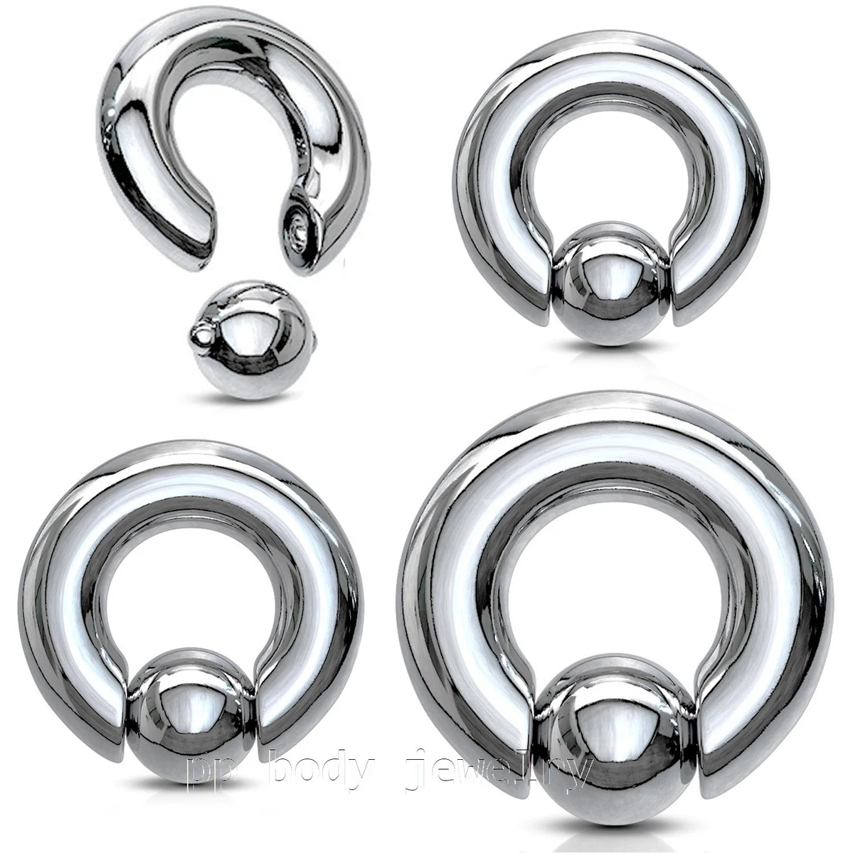 Ultra Heavy Duty Stainless Steel Jump Rings, 12 gauge, 2mm Thick