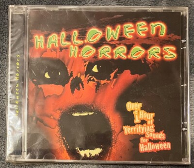 Halloween Horrors Audio CD - 1 Hour of Terrifying Sounds For Halloween - Sealed