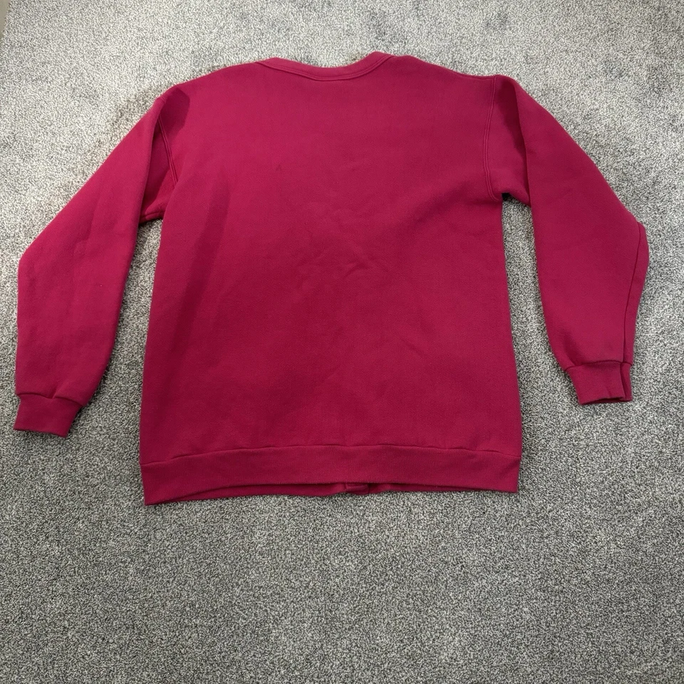 Lee Cardigan Sudadera Mujer L Peso Pesado Barbiecore Rosa Caliente De Colección Años 80 90 Foto 2 de 4