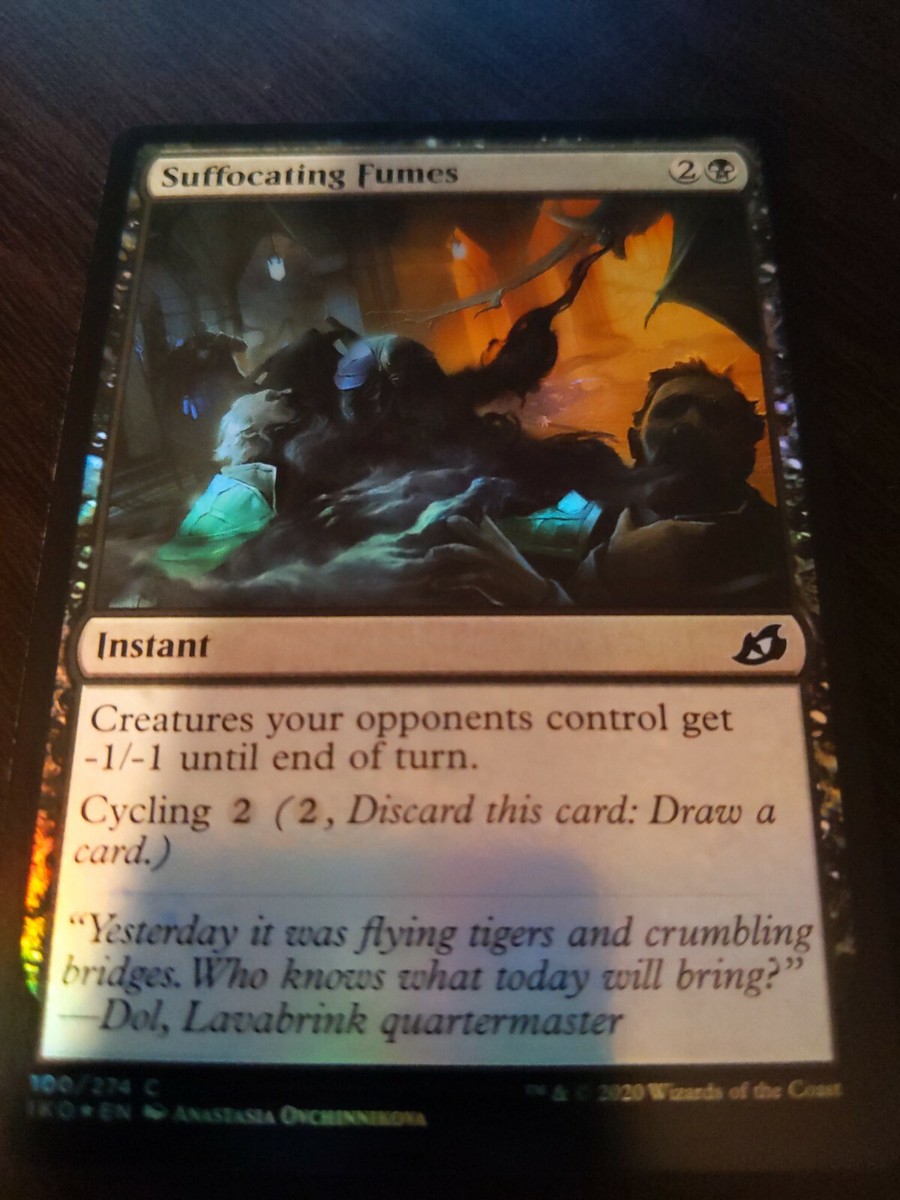 MTG Ikoria Suffocating Fumes 100/274 Foil | eBay