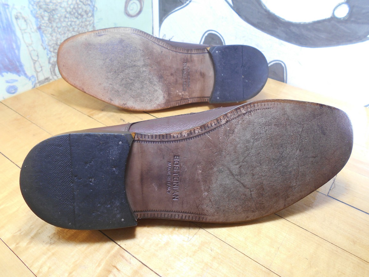 BRAND NEW Bostonian 29069 Brown Leather Cap Toe Oxfords Made in Italy Size 9.5 Bostonian Brown Leather Cap Toe Oxfords Men main image 2