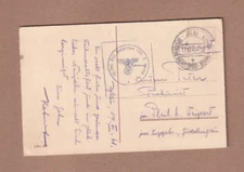 German Second Infantry 135/5 Feldpost censored postcard Jglau Bohemia Moravia