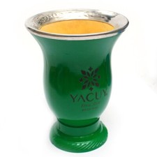 Cuja natürlich Porongo Kalebasse für Yerba Mate chimarrão Yacuy Verde Grün