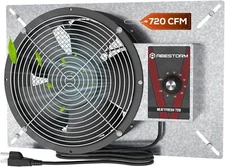 Abestorm NeatyFresh 720 Ventilation Fan for Crawlspace, Basement, Garage, Attic