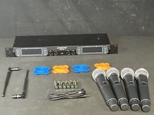 Phenyx Pro Ptu-5000 Wireless Microphone System 4-channel Uhf Used Please Read
