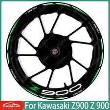 Adesivi mozzo moto 17 pollici decalcomania cerchio riflettente per Kawasaki Z900 Z 900 nuovi