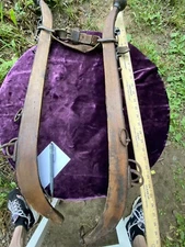 Or Of Antique Harness Yoke Farm Horse Ox Rustic Decor Primitive 1800’s Decor H23
