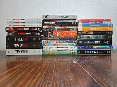 TV Shows On DVD Bamg Theory Criminal Minds True Blood Dexter Scrubs NCIS CSI NY