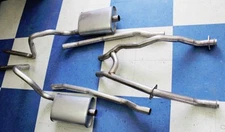 New 1965-1970 Mustang Dual Exhaust System Full Kit Standard H-pipe 2" 289 302 V8