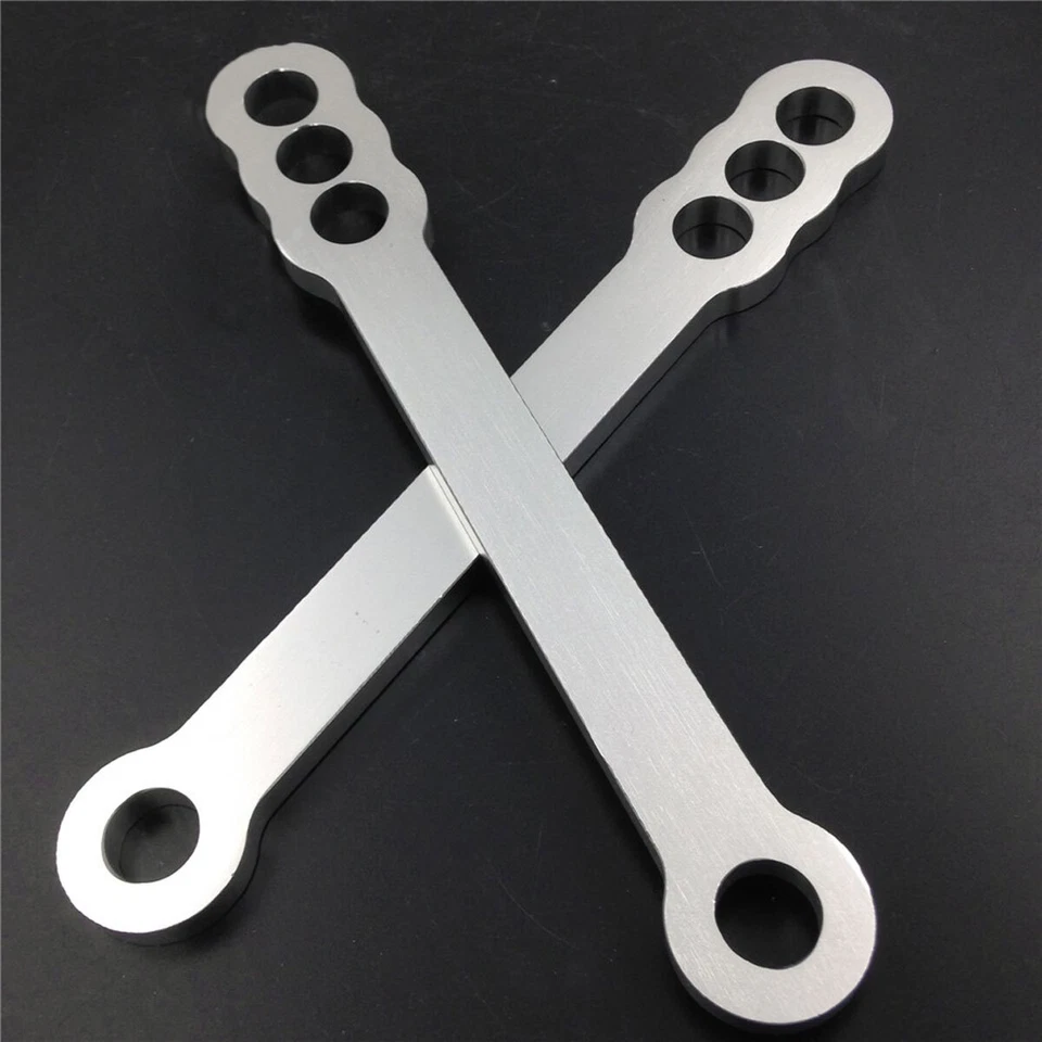 Silver For 1999-2012 2010 2011 Suzuki Hayabusa GSX1300R Motorcycle Lowering Link - Image 3 of 4