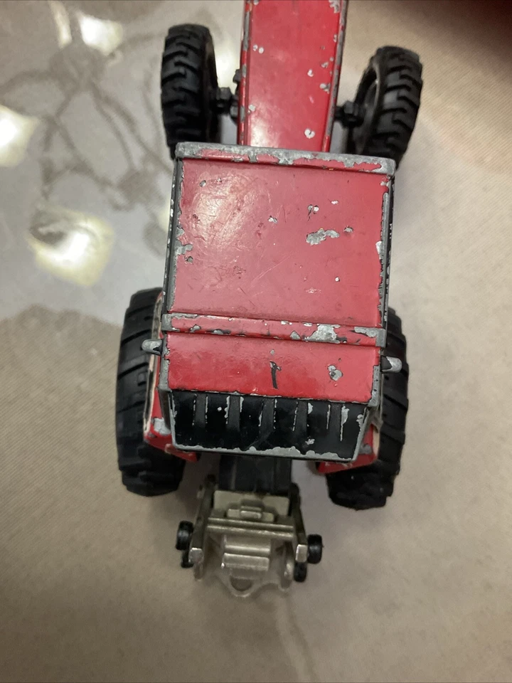 "Tractor de juguete Ertl Case International vintage de 6"" de longitud" Foto 4 de 4