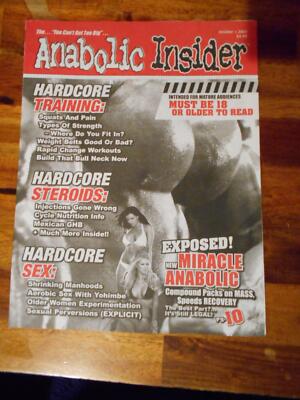 ANABOLIC INSIDER bodybuilding steroids muscle magazine 10-04