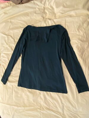 Cold Water Creek Long Sleeve Turtleneck Darker Green S 
