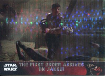 Star Wars Force Awakens Chrome Pulsar Refractor Base Card #3 The First 