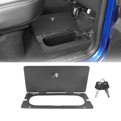 1PC Second Row Side Steel Storage Bin Lockable Style for 09-18 Dodge Ram 1500