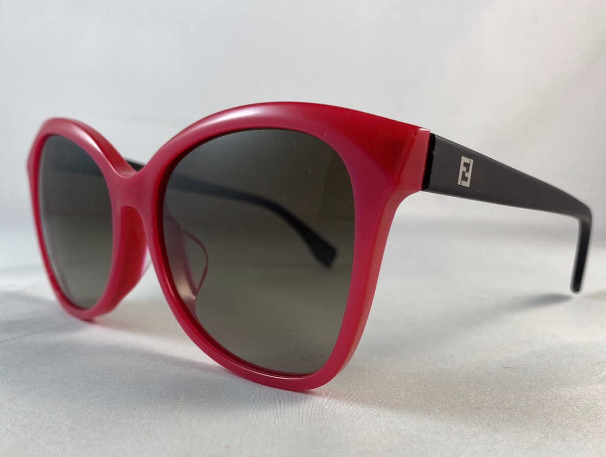 FENDI Womens Sunglasses FF 0043/F/S MHKHA Red/Havana ~ 56-17  display picture 2