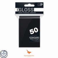 Ultra PRO 50 Gloss Standard Sleeves Schwarz Karten-HüLlen Magic Pokemon TCG OVP