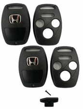 2 Cases For Honda Pilot Remote Key Fob Shell Case Covers Fits 2006-2013 2 Cases For Honda Pilot Remote Key Fob Shell Case Covers Fits 2006-2013