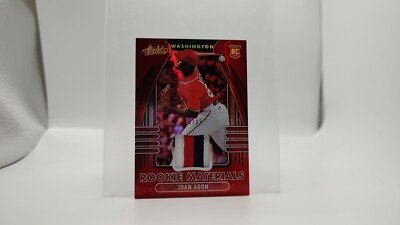 2022 Absolute Rookie Threads Red Parallel Joan Adon Jersey Relic #RT-JA /99 Tri 