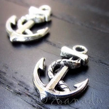 Boat Anchor Wholesale Ocean Nautical Charm Pendants C1526 - 20, 50 Or 100PCs