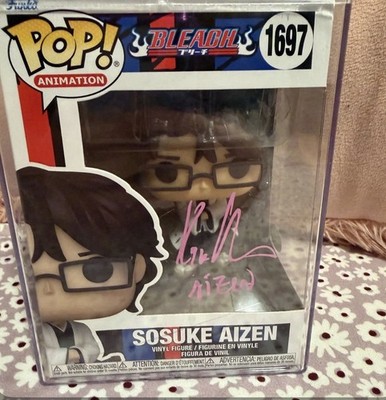 Funko Pop! Bleach Sosuke Aizen #1697 Signed Beckett Authenticated Collectible
