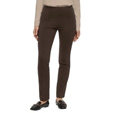 NWT Banana Republic Ponte Women's S Brown Pull-On Pants With 30.5" Inseam P0797