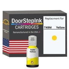 DoorStepInk Compatible Ink Bottle For Epson T49M Yellow-USA