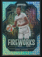 Ariel Atkins 2023 Panini Prizm WNBA Fireworks Mojo Prizm /25 #13