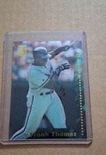 1994 Topps Team Stadium Club - Finest Frank Thomas #12 Baseball Card 