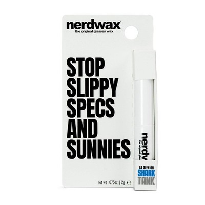 Nerdwax Glasses Wax - Single | Stop Sliding 1 Count (Pack of 1), Clear