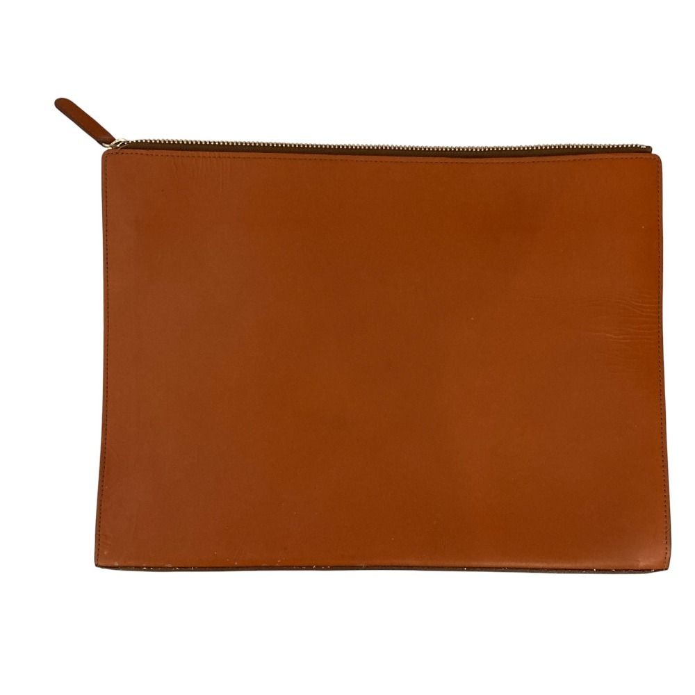 Porter Collab Leather Document Case Brown Unisex … - image 2