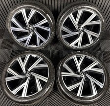 18" VW Golf GTD Mk8 R Line GT GTI Bergamo Wheels Tyres Alloys 5H0601025M Genuine