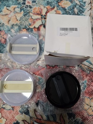 3 Pack Tumbler Lid Replacement for 40 Oz Stanley Cup, Spill Proof 
