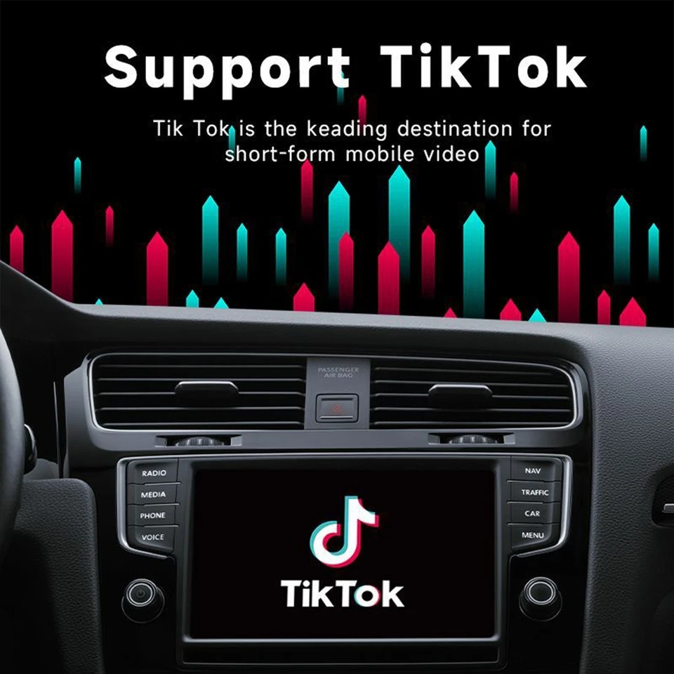 carplay AI box 3in1 adapter Android auto Android12 iPhone autoradio 5GWiFi 4+64G - Bild 2 von 4