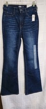 NWT OLD NAVY Women's Higher High-Rise Flare Smooth Pockets Jeans Size 6