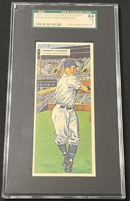 1955 Topps Double Headers #111/112 Harmon Killebrew Podres SGC 7 Rookie Card