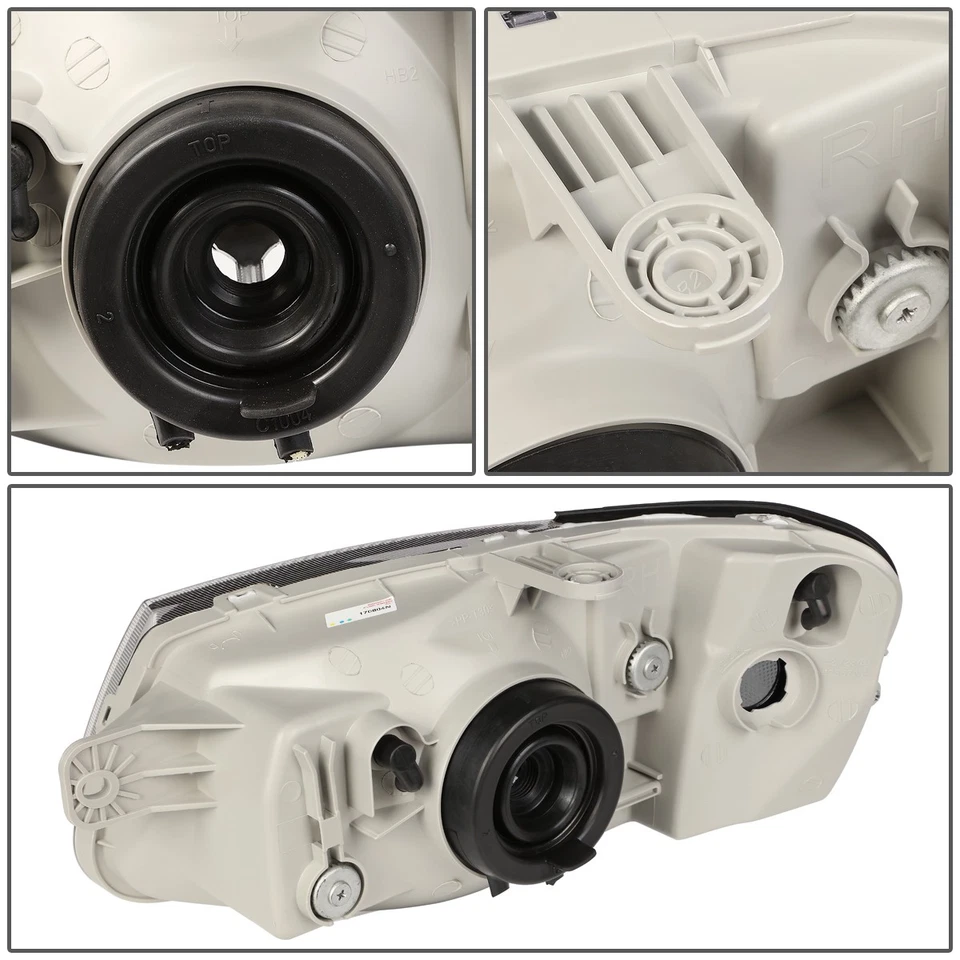 PARA 00-02 ACENTO CARCAÇA FUMÊ CONJUNTO DE FARÓIS DE CANTO TRANSPARENTE PAR - Imagem 4 de 4