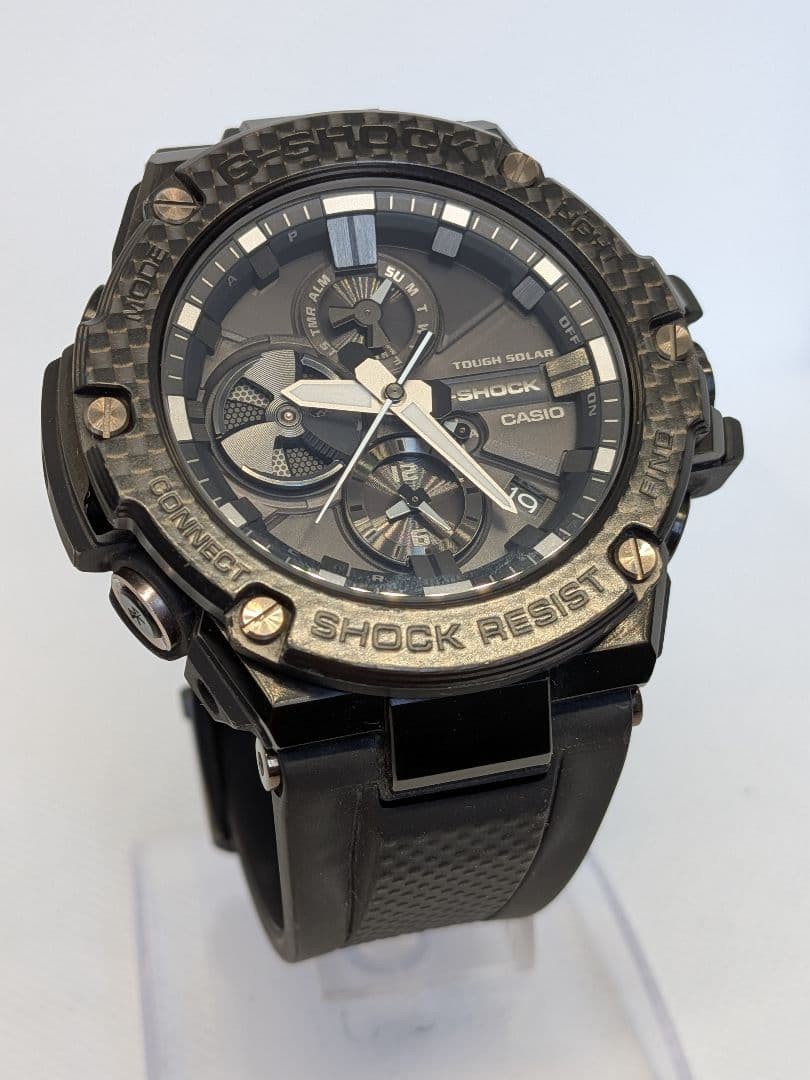 Y*Y様 CASIO G-SHOCK GST-B100X-1AJF CASIO GST-B100X-1AJF Carbon Black IP Men's Watch Tested Functions