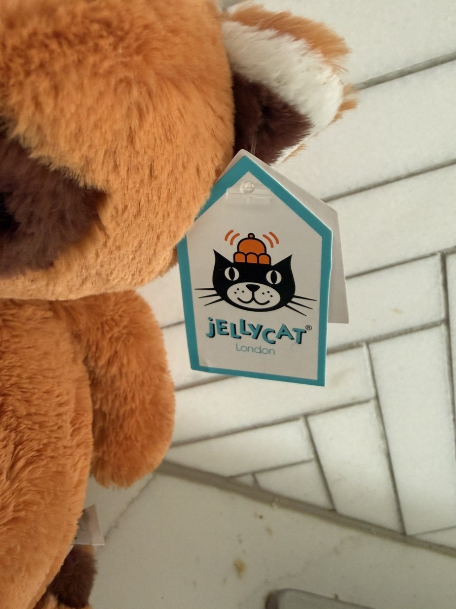 廃盤　新品　タグ付き　ジェリーキャット　レッサーパンダ　Red Panda Jellycat Medium Bashful Red Panda Plush Stuffed Animal BAS3RP 11