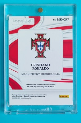 2024-25 Immaculate Portugal Cristiano Ronaldo Patch 6/49 | eBay
