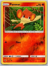 Pansear 22/147 Burning Shadows Reverse Holo