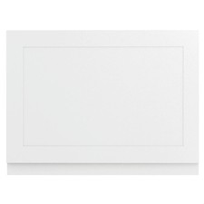 700mm Shaker Style End Bath Panel White